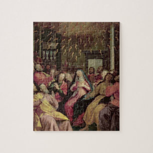 Puzzle El Pentecost, c.1598 (aceite en el panel)