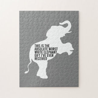Puzzle El peor regalo para elefantes blancos es divertido
