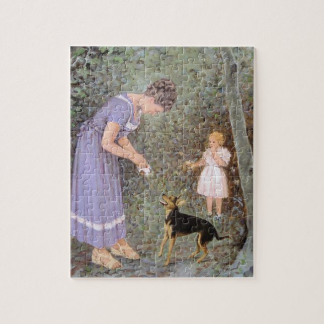 Puzzle El pequeño perro codicioso de Guido Marzulli, el r (Vertical)