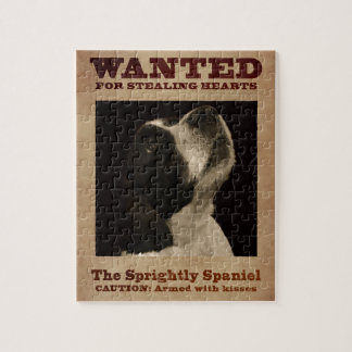 Puzzle El perro de aguas de saltador vivo