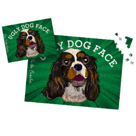 Puzzle El perro feo King Charles Cavalier de 1000 piezas