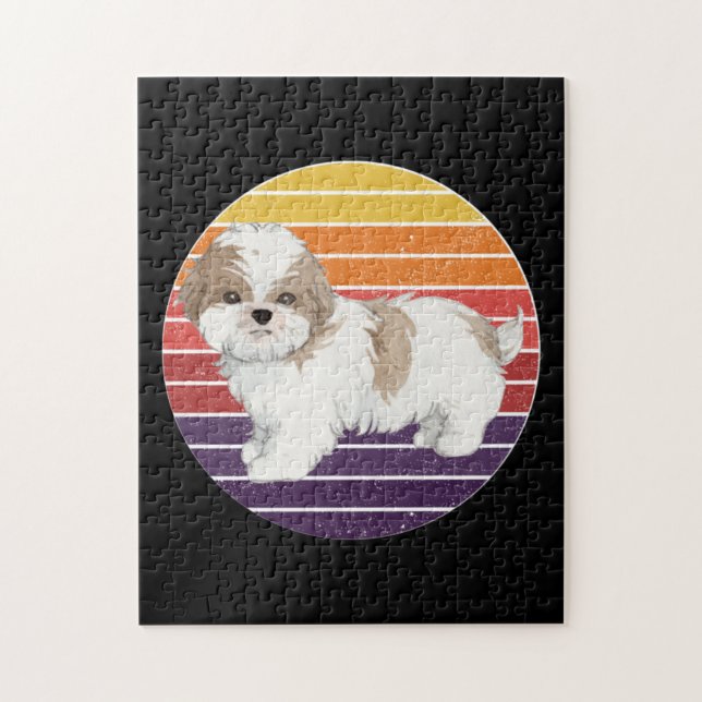 Puzzle El Personalizado chiita Shih Tzu (Vertical)