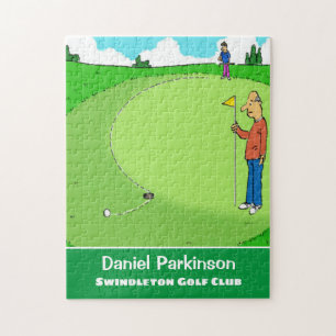 Puzzle El Personalizado perdido de Golfer Putt