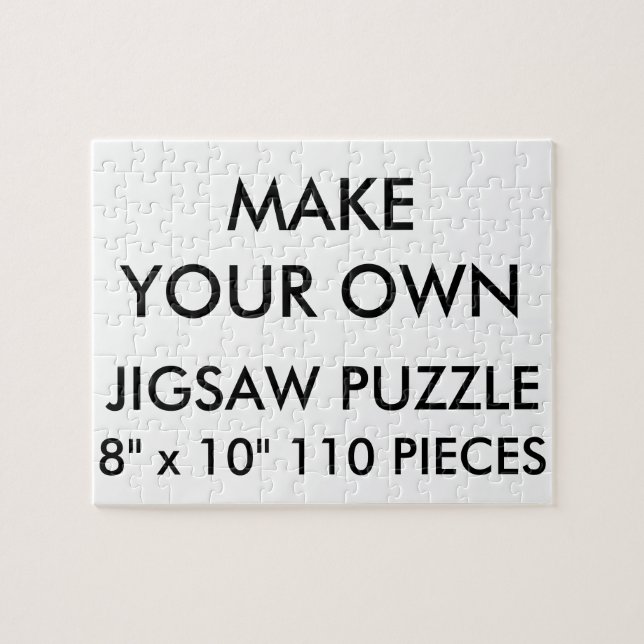 Puzzle El personalizado personalizó 8" x10" PC del (Horizontal)