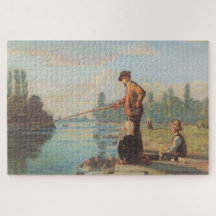 El pescador (pesca al aire libre) (enredo) (río)