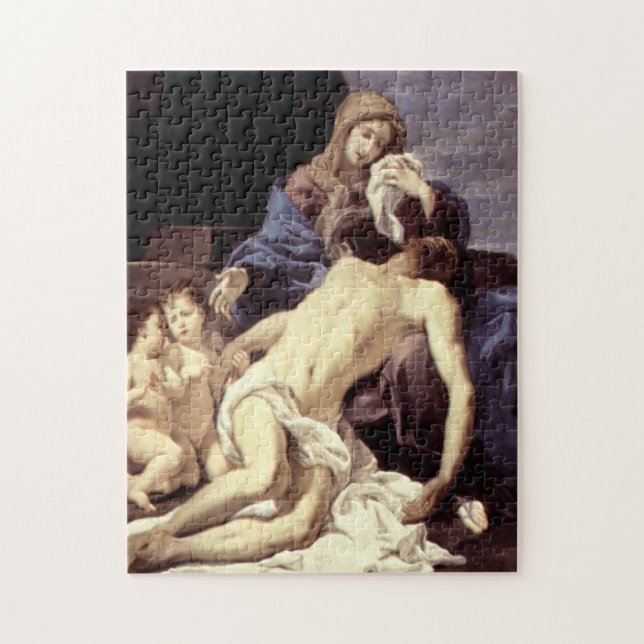 Puzzle El Pieta - lamentación de Cristo - Baciccio (Vertical)