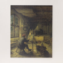 El pintor en su taller (estudio de artista)