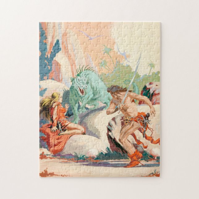 Puzzle El planeta del acertijo de Roy Krenkel (Vertical)