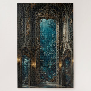 Puzzle El Portal del Laberinto — Puerta encantada bajo el