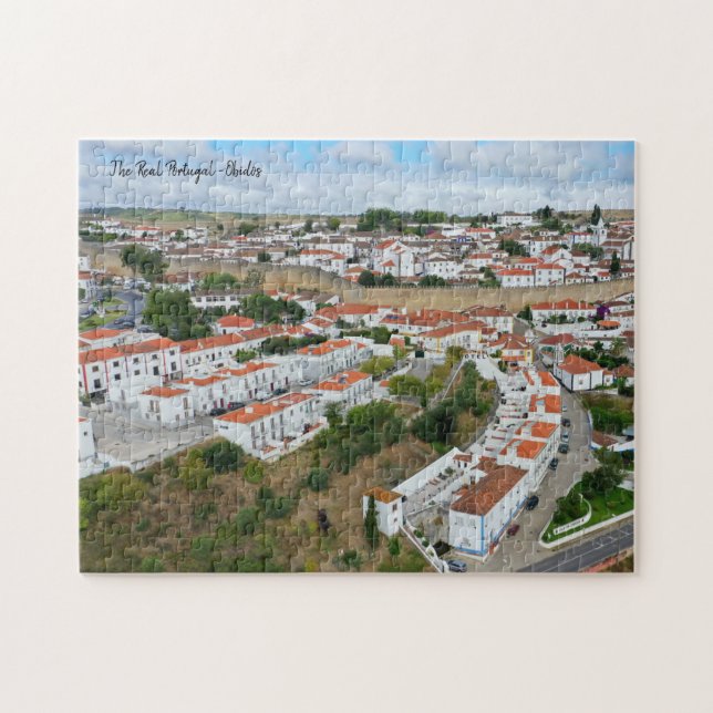 Puzzle El Portugal real - Obidos (Horizontal)