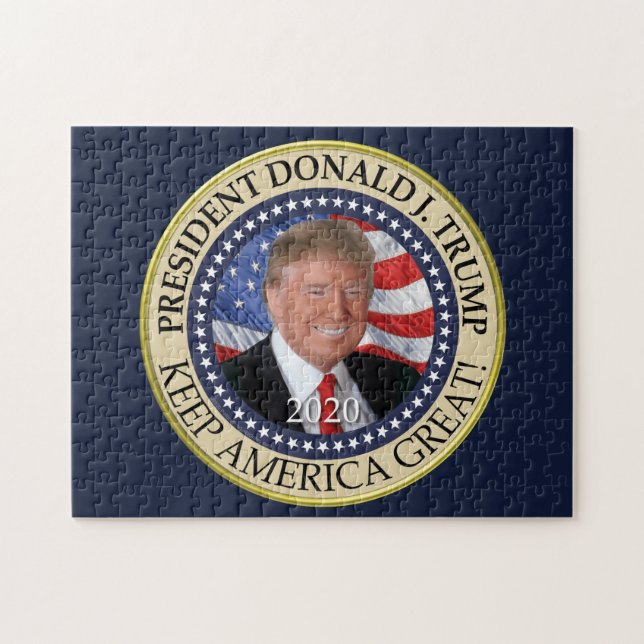 Puzzle El presidente Donald Trump 2020 hace grande a Esta (Horizontal)