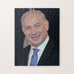 Puzzle El primer ministro Benjamin Netanyahu de Israel