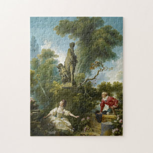 Puzzle El progreso del amor, el encuentro de Fragonard