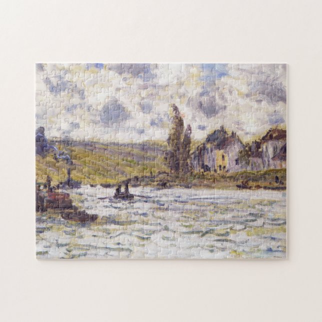 Puzzle El pueblo de Lavacourt Monet Bella Artes (Horizontal)