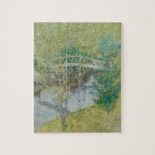 Puzzle El puente blanco, c.1895 (aceite en lona)