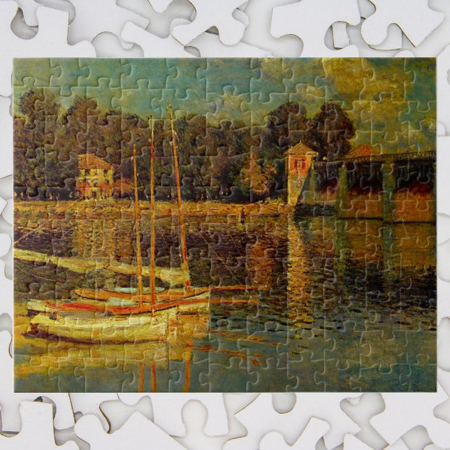 Puzzle El puente de Argenteuil de Claude Monet (Subido por el creador)
