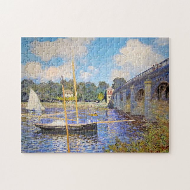 Puzzle El puente de Argenteuil, Monet (Horizontal)
