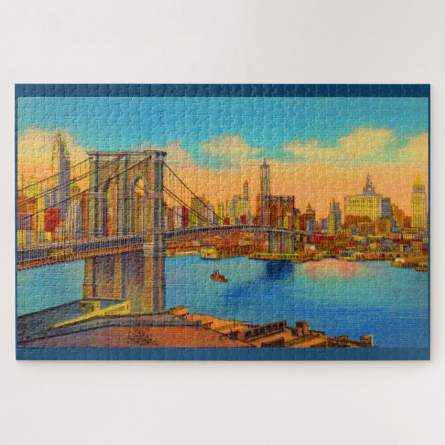 Puzzle el puente de Brooklyn (Horizontal)