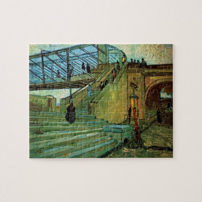 Puzzle El puente de Trinquetaille de Vincent van Gogh (Horizontal)