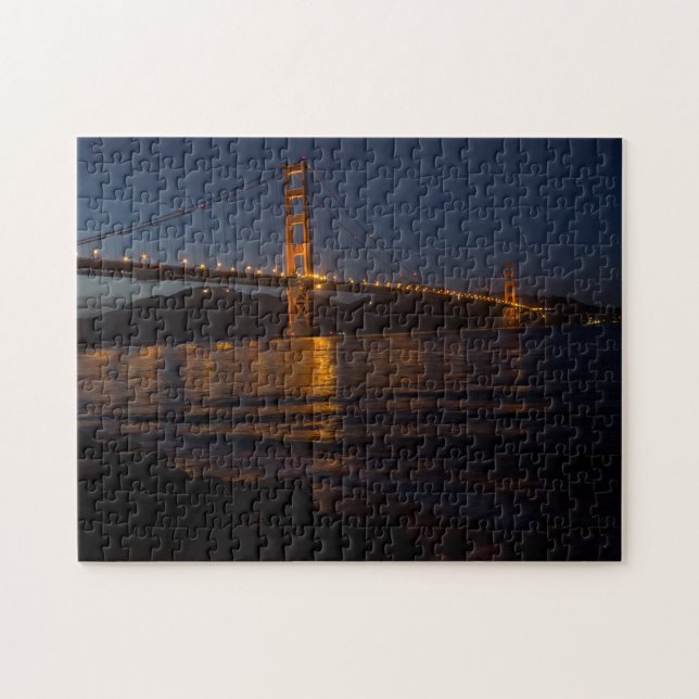 Puzzle El puente Golden Gate de noche (Horizontal)