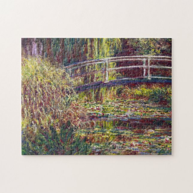Puzzle El puente japonés Claude Monet fresco, viejo, amo (Horizontal)
