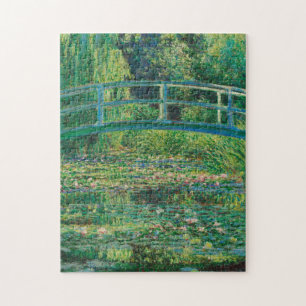 Puzzle El puente japonés (estanque de Lily-Agua), Monet