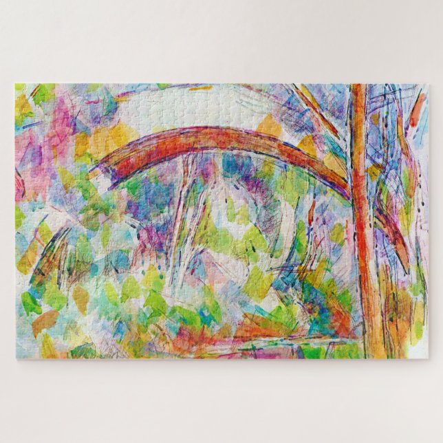 Puzzle El puente, Paul Cezanne (Horizontal)