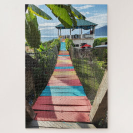 Puzzle El puente peatonal colorido
