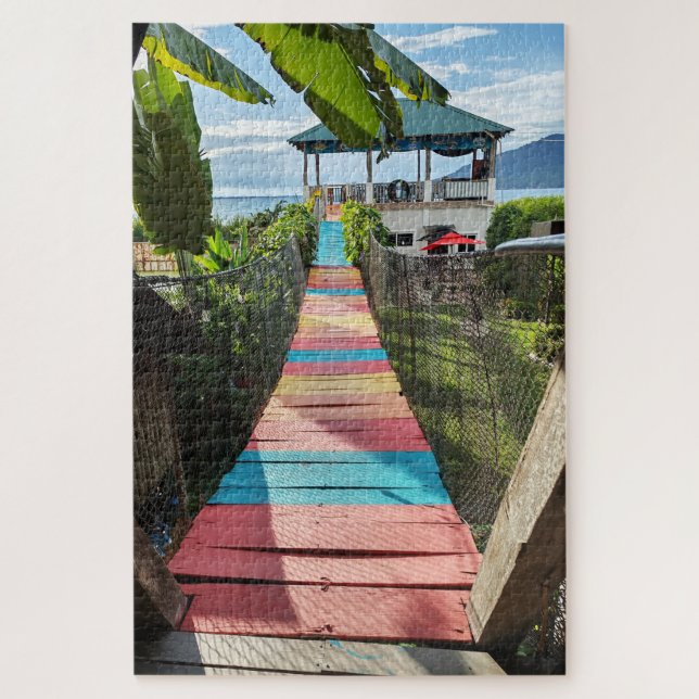 Puzzle El puente peatonal colorido (Vertical)