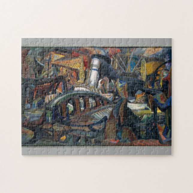Puzzle El puerto, aproximadamente 1943, Josef Presser Bel (Horizontal)