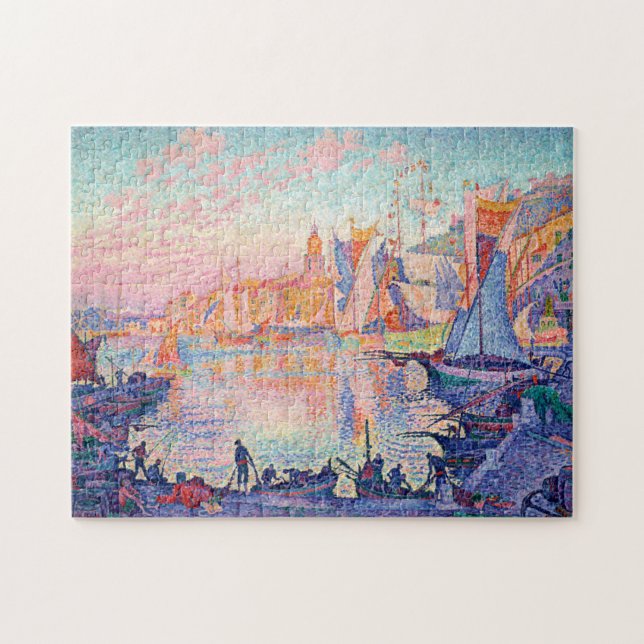 Puzzle El puerto de Saint-Tropez, Signac (Horizontal)