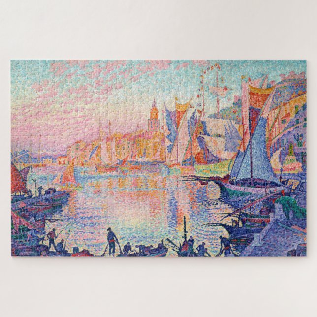 Puzzle El puerto de Saint-Tropez, Signac (Horizontal)