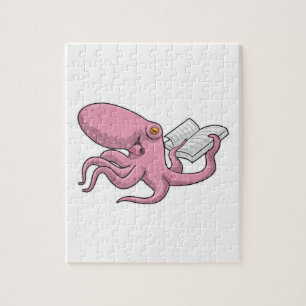 Puzzle El pulpo como nervioso con el libro