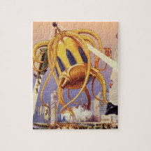 El pulpo de la invasión de la guerra de extranjero