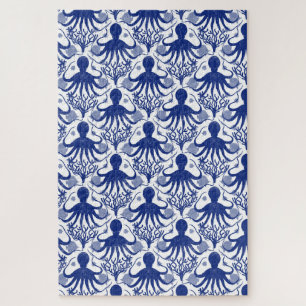 Puzzle El pulpo (fondo claro) difícil