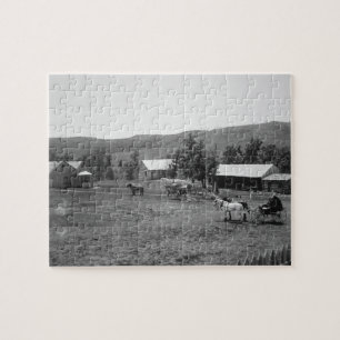 Puzzle El rancho de Haylie, el condado de Crook, Wyoming,