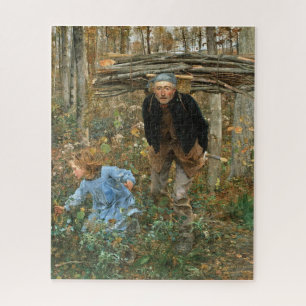 Puzzle El recolector de leña - Jules Bastien-Lepage, 1881
