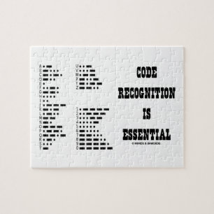 Puzzle El reconocimiento del código es esencial (el