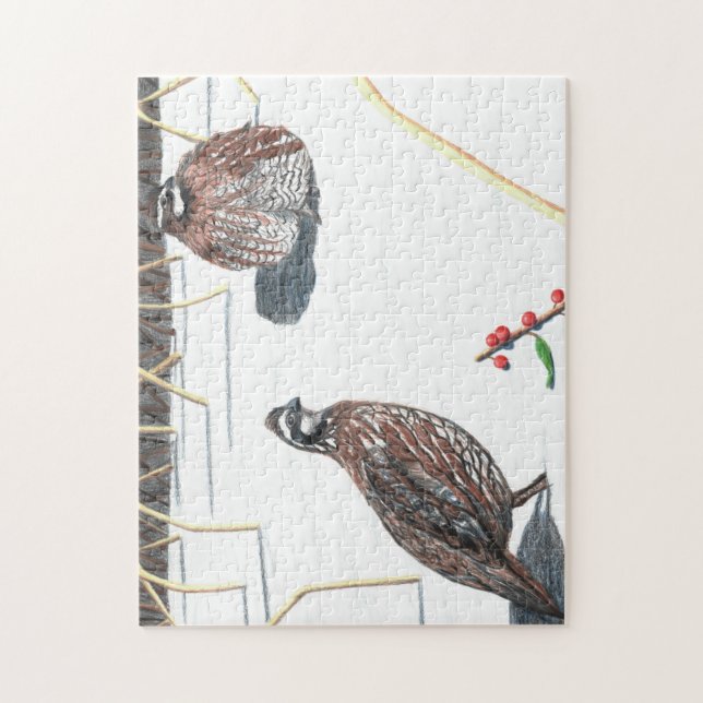 Puzzle El regalo de amor de Bobwhite (Vertical)