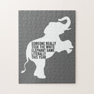 Puzzle El regalo para elefantes blancos más divertido