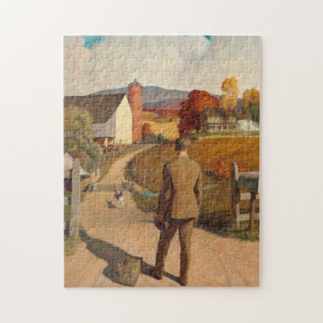 Puzzle El regreso a casa, 1945, de Newell Convers Wyeth (Vertical)