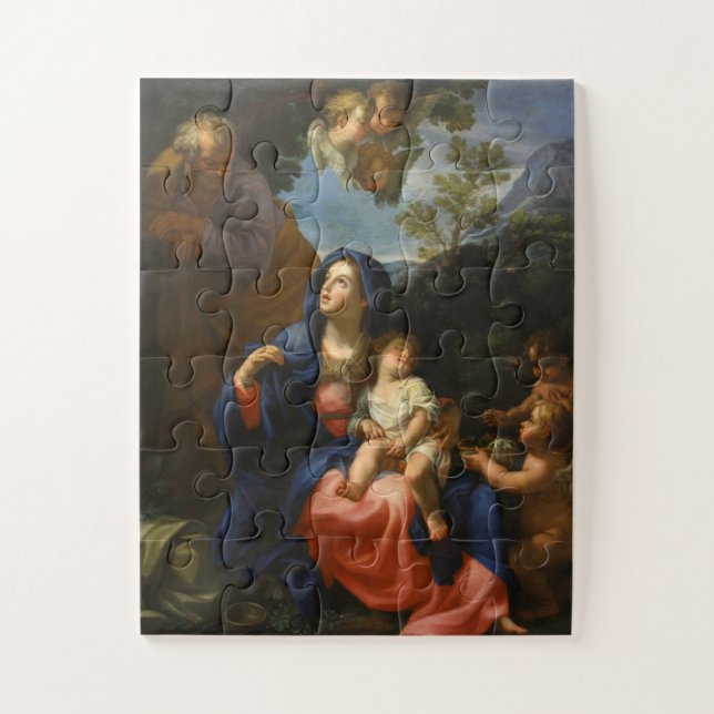 Puzzle El resto en el vuelo en Egipto (Vertical)