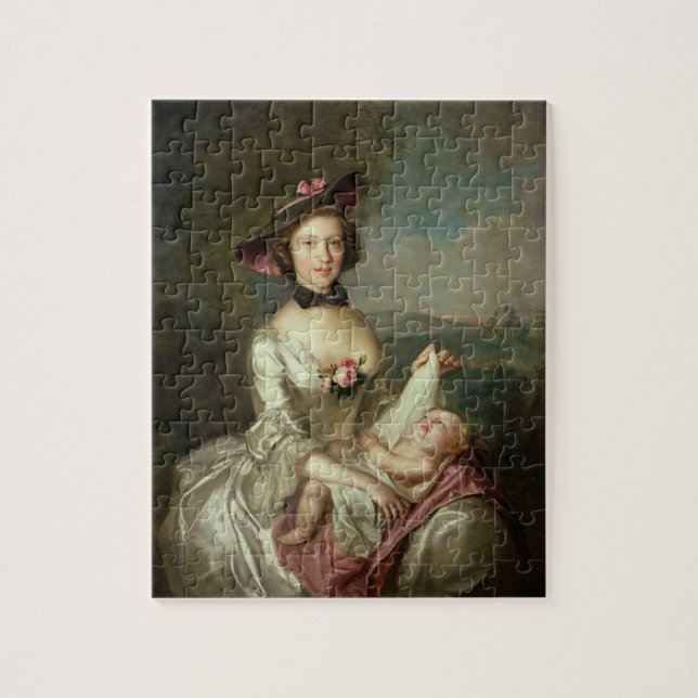 Puzzle El retrato de una señora, dijo ser Elizabeth, (Vertical)