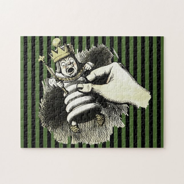 Puzzle El Rey de los corazones en rayas de Maravilla (Horizontal)