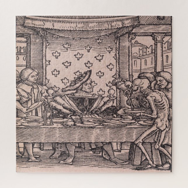 Puzzle El Rey, desde la danza de la muerte (Vertical)