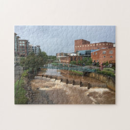 Puzzle El río arundineo después de la tormenta