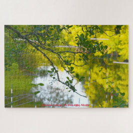 Puzzle El río Liffey Kilcullen. Saludos de Navidad