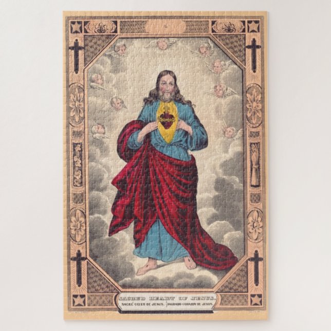 Puzzle El Sagrado Corazón de Jesús (Vertical)
