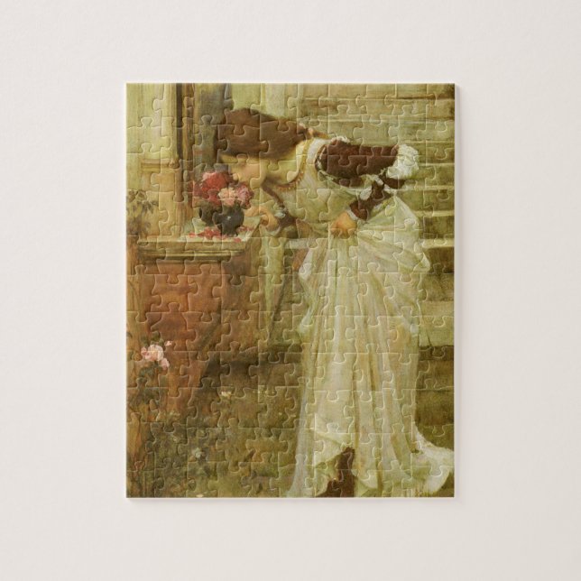 Puzzle El santuario de John William Waterhouse (Vertical)