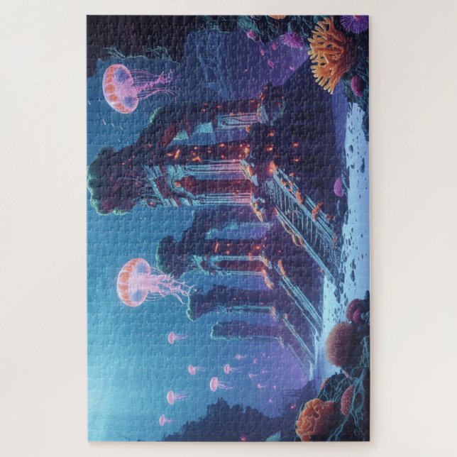 Puzzle El secreto de la ciudad sumergida (Vertical)